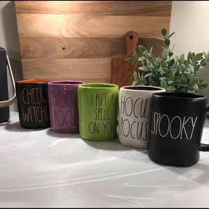 Rae Dunn Green I Put A Spell On You Mug Halloween NWT